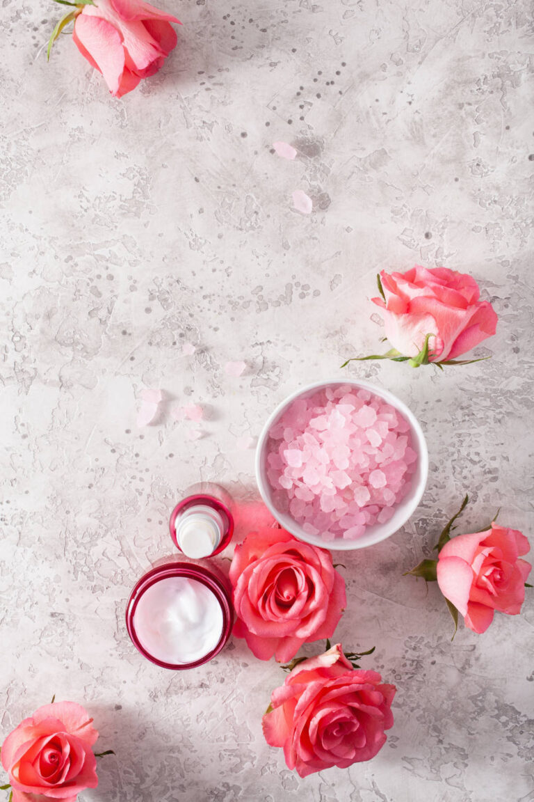 bottles-skincare-lotion-serum-medical-rose-flowers-58FLCAV.jpg